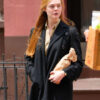 Elle Fanning Black Coat