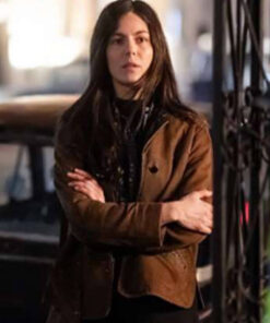 Monica Barbaro Suede Jacket