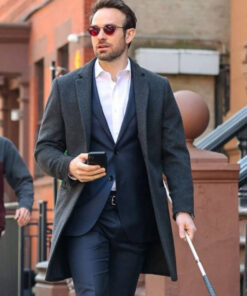 Charlie Cox Black Coat