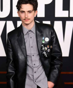 Timothée Chalamet Black Blazer