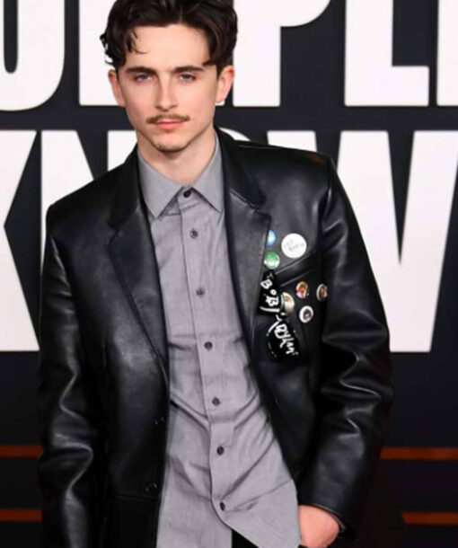 Timothée Chalamet Black Blazer