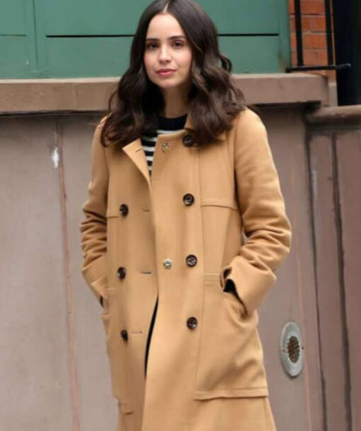 Sofia Carson Wool Coat