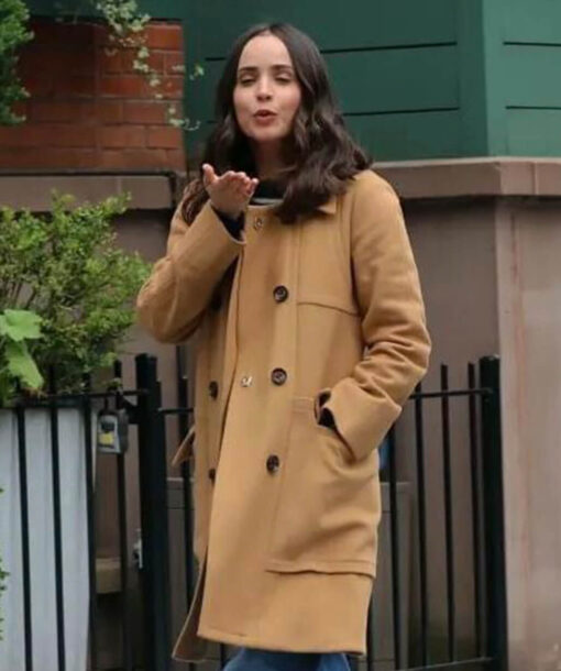 Sofia Carson Wool Coat