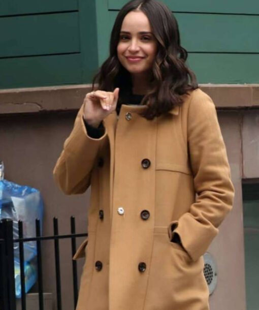 Sofia Carson Wool Coat