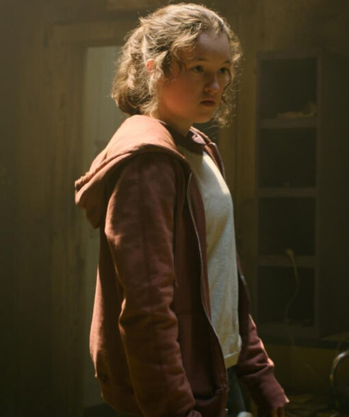 Bella Ramsey Maroon Hoodie