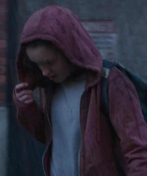 Bella Ramsey Maroon Hoodie