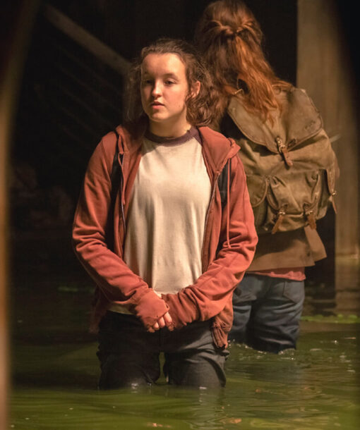Bella Ramsey Maroon Hoodie