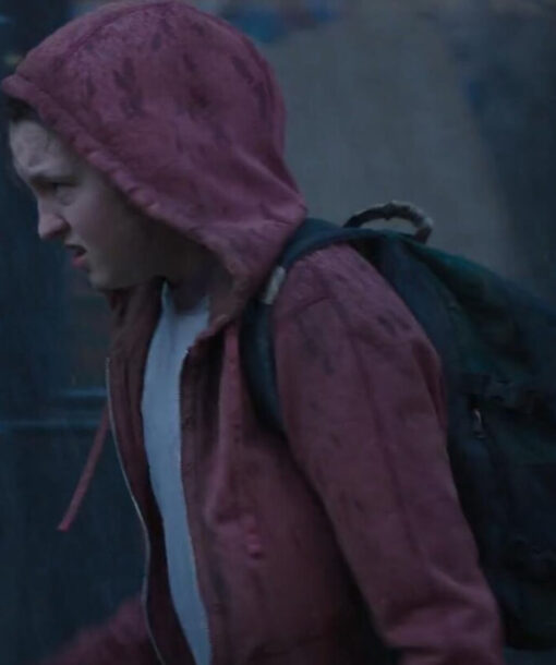 Bella Ramsey Maroon Hoodie