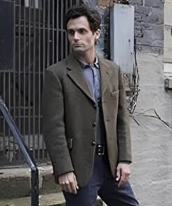 Penn Badgley Wool Blazer