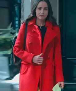 Sofia Carson Red Coat