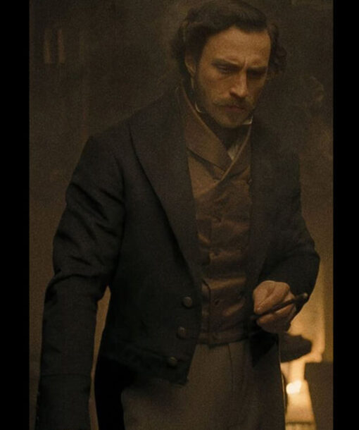 Aaron Taylor Johnson Blue Tailcoat