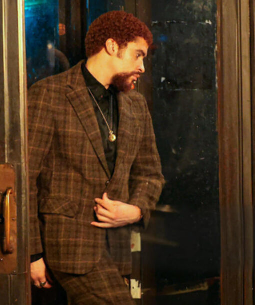 Bad Bunny Checkered Blazer