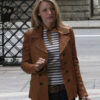 Blake Lively Leather Coat