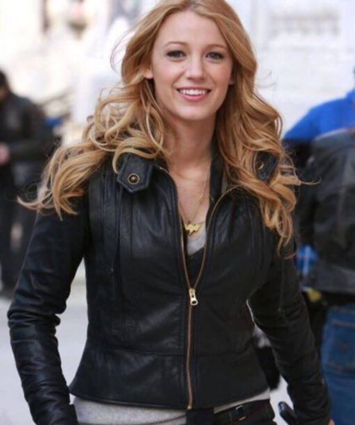 Blake Lively Black Jacket