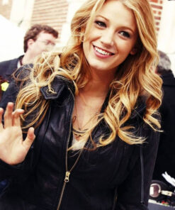 Blake Lively Black Jacket