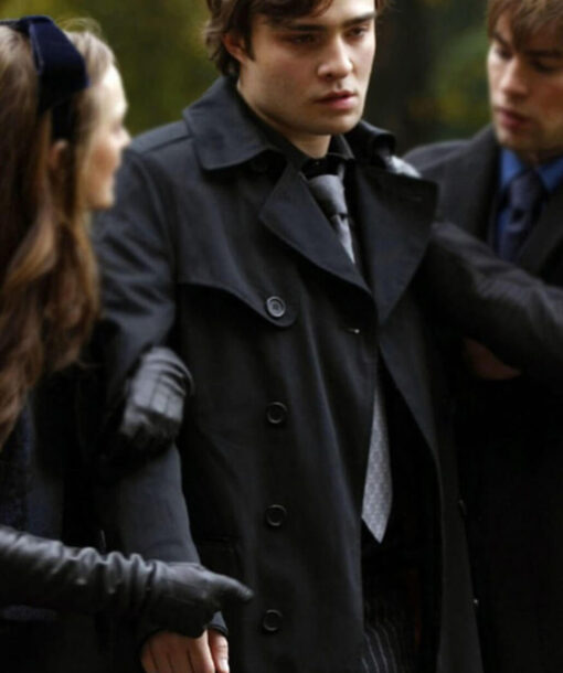 Chace Crawford Black Coat