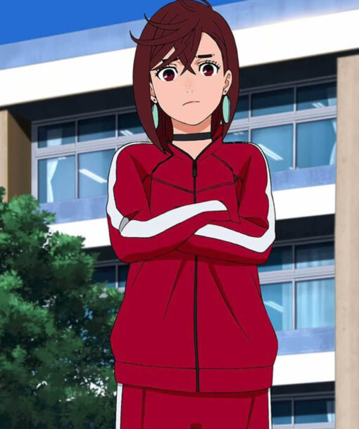 Momo Ayase Red Tracksuit