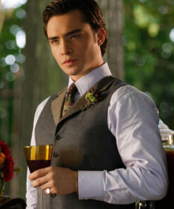 Chuck Bass Grey Vest