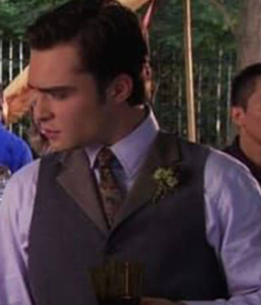 Chuck Bass Grey Vest