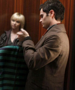 Dan Humphrey Brown Coat