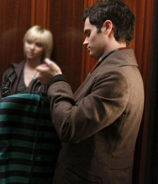 Dan Humphrey Brown Coat