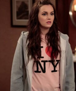 Leighton Meester Zipper Hoodie