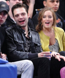Sebastian Stan Black Jacket