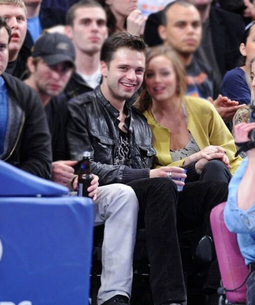 Sebastian Stan Black Jacket