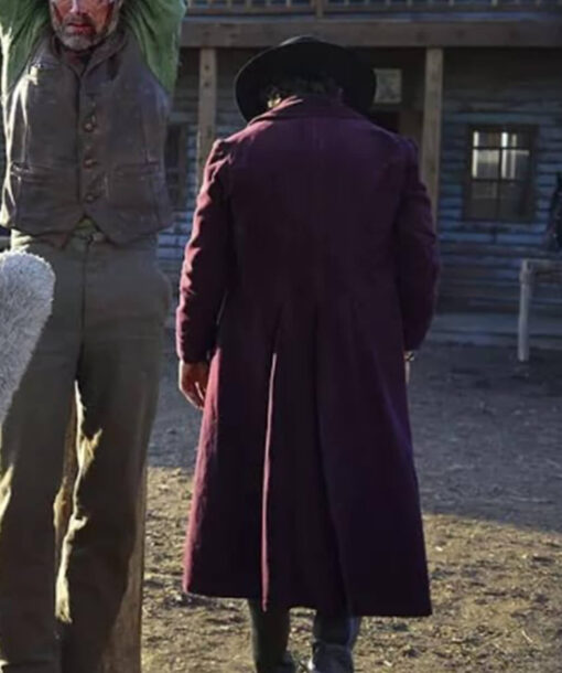 Jeffrey Dean Maroon Coat