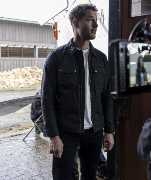 Justin Hartley Black Jacket