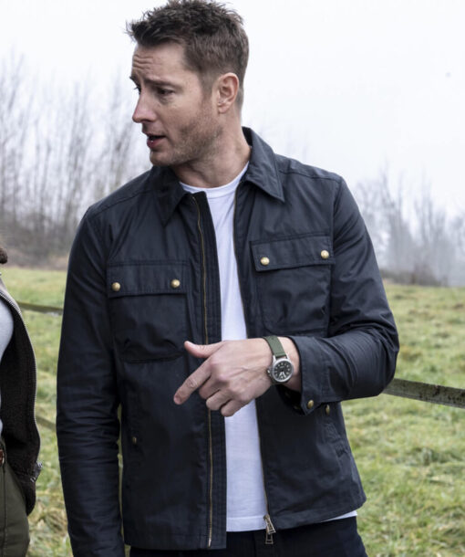 Justin Hartley Black Jacket