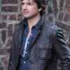 Matthew Settle Leather Jacket
