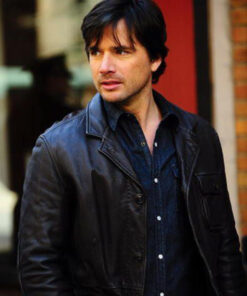 Matthew Settle Leather Jacket