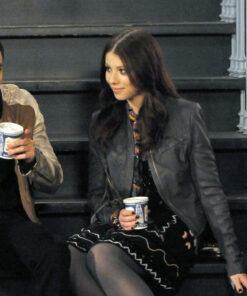 Michelle Trachtenberg Leather Jacket