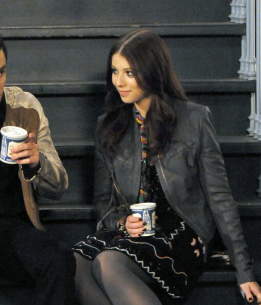 Michelle Trachtenberg Leather Jacket
