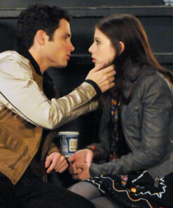 Michelle Trachtenberg Leather Jacket