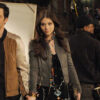 Michelle Trachtenberg Leather Jacket