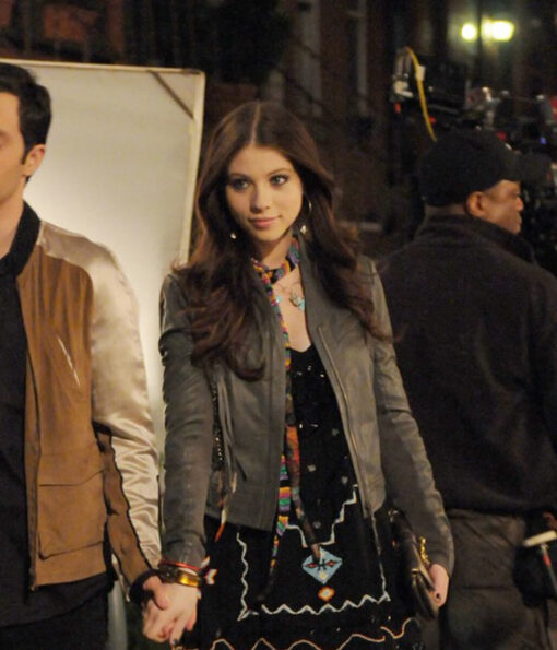 Michelle Trachtenberg Leather Jacket