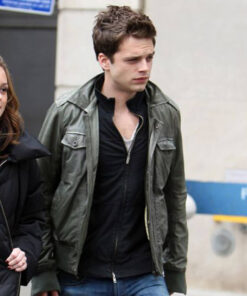 Sebastian Stan Grey Jacket