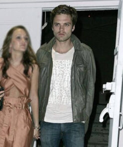 Sebastian Stan Grey Jacket