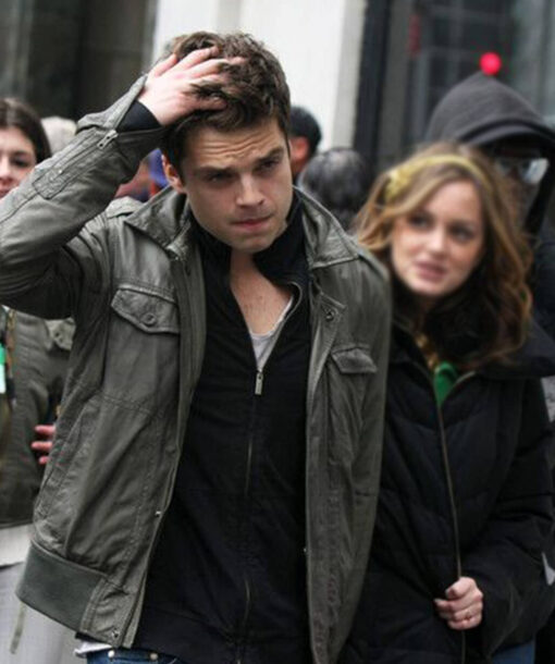 Sebastian Stan Grey Jacket