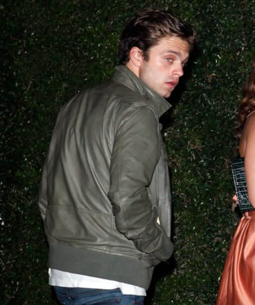 Sebastian Stan Grey Jacket