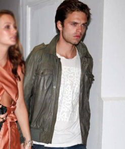 Sebastian Stan Grey Jacket
