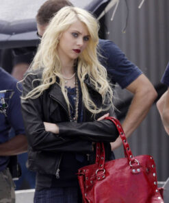 Taylor Momsen Biker Jacket