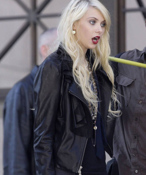 Taylor Momsen Biker Jacket