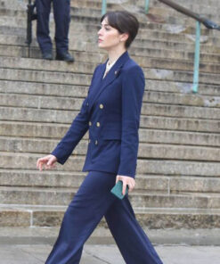 Lizzy Caplan Blue Blazer