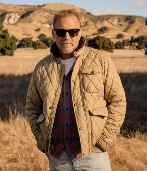 Kevin Costner Quilted Jacket