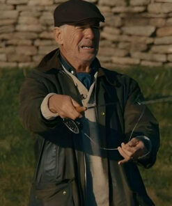 Pierce Brosnan Cotton Jacket
