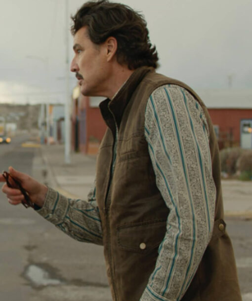 Pedro Pascal Brown Vest
