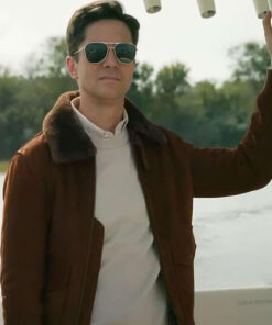 Topher Grace Shearling Jacket